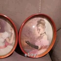 Vintage Beveled Bubble Glass Victorian Wall Art Vintage Beveled Bubble Glass Victorian Wall Art