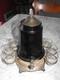 Vintage Early 1900s Amethyst Glass Samovar