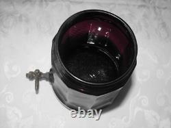 Vintage Early 1900s Amethyst Glass Samovar Vintage Early 1900s Amethyst Glass Samovar