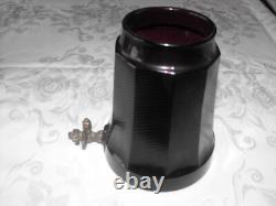 Vintage Early 1900s Amethyst Glass Samovar Vintage Early 1900s Amethyst Glass Samovar