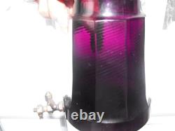 Vintage Early 1900s Amethyst Glass Samovar Vintage Early 1900s Amethyst Glass Samovar