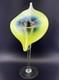 Vintage Glass Jack In The Pulpit Vase Rare Glows 12.5
