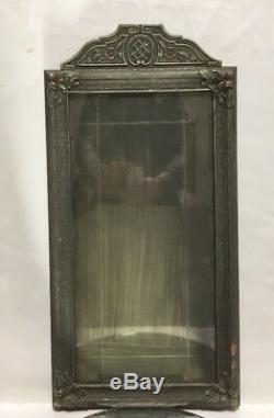 Vtg Art Deco Silvered Wood Victorian Picture Frame Art Studio WithGrooved Glass