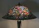 Vtg Stained Slag Glass Lamp Shade Arts & Crafts Deco Victorian, Floor Or Hanging