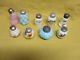 Wholesale Lot Of 8 Victorian Salt Shakers Ca 1880-1900, Mt Washington, Etc