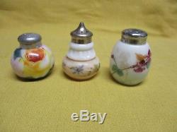 Wholesale Lot of 8 Victorian Salt Shakers ca 1880-1900, Mt Washington, etc